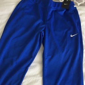 Nike Dri-Fit Royal Blue Warmup Pants
